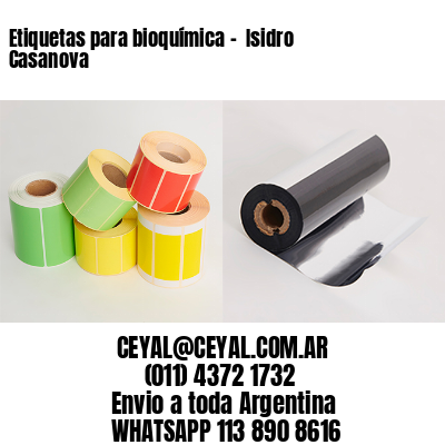 Etiquetas para bioquímica –  Isidro Casanova