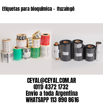 Etiquetas para bioquímica –  Ituzaingó