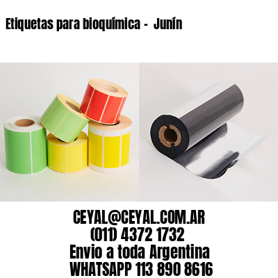 Etiquetas para bioquímica –  Junín