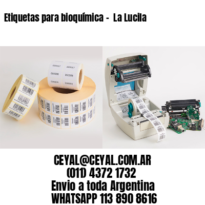 Etiquetas para bioquímica –  La Lucila