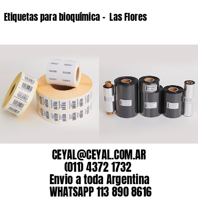 Etiquetas para bioquímica –  Las Flores