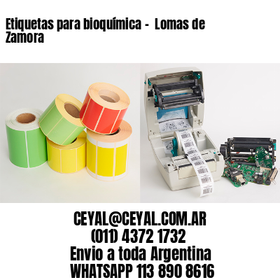 Etiquetas para bioquímica –  Lomas de Zamora