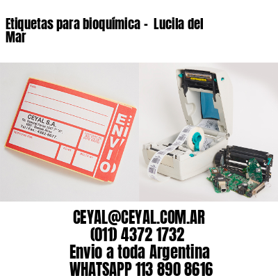 Etiquetas para bioquímica –  Lucila del Mar