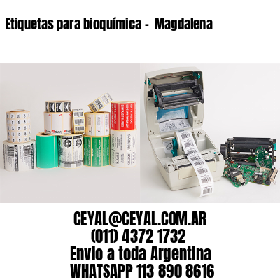 Etiquetas para bioquímica –  Magdalena
