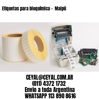 Etiquetas para bioquímica –  Maipú