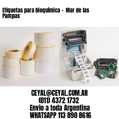 Etiquetas para bioquímica –  Mar de las Pampas
