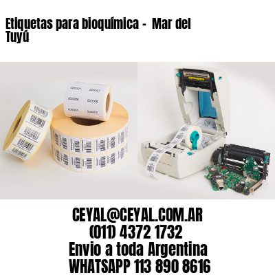 Etiquetas para bioquímica –  Mar del Tuyú