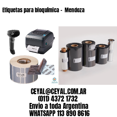 Etiquetas para bioquímica –  Mendoza