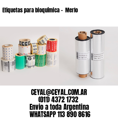 Etiquetas para bioquímica –  Merlo