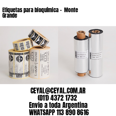 Etiquetas para bioquímica –  Monte Grande