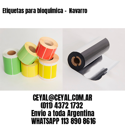 Etiquetas para bioquímica –  Navarro