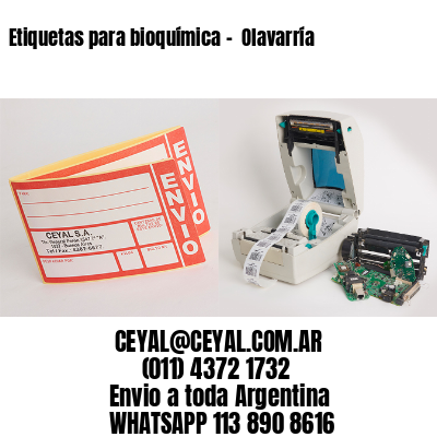 Etiquetas para bioquímica –  Olavarría