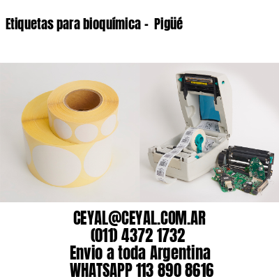 Etiquetas para bioquímica –  Pigüé