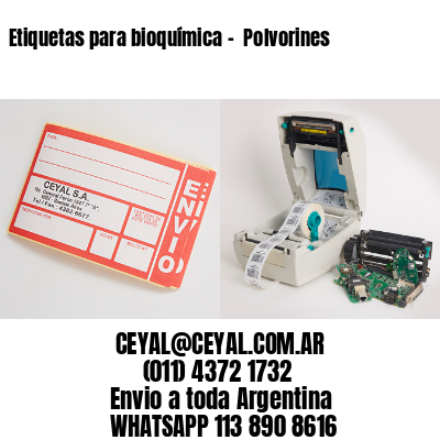 Etiquetas para bioquímica –  Polvorines
