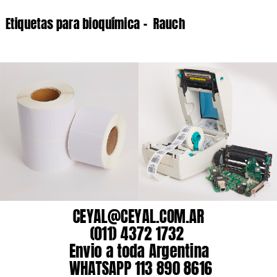 Etiquetas para bioquímica –  Rauch
