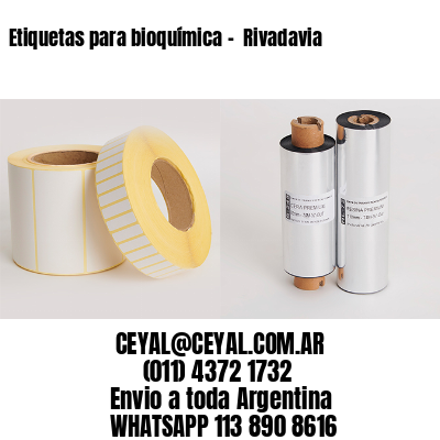 Etiquetas para bioquímica –  Rivadavia