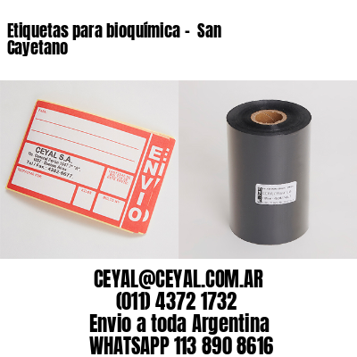 Etiquetas para bioquímica –  San Cayetano