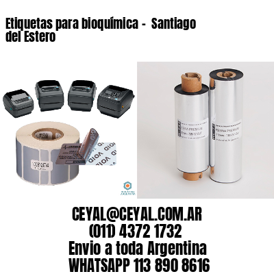 Etiquetas para bioquímica –  Santiago del Estero