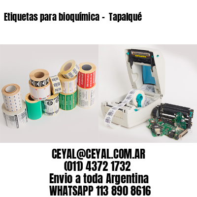 Etiquetas para bioquímica –  Tapalqué