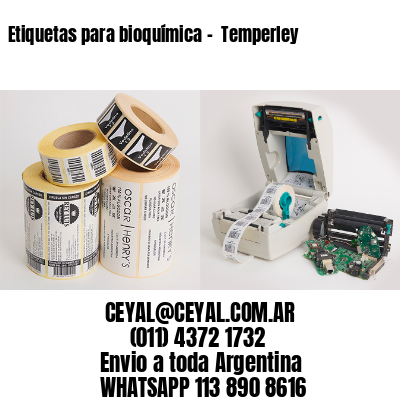 Etiquetas para bioquímica –  Temperley
