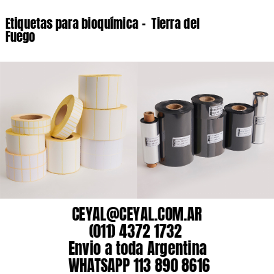 Etiquetas para bioquímica –  Tierra del Fuego
