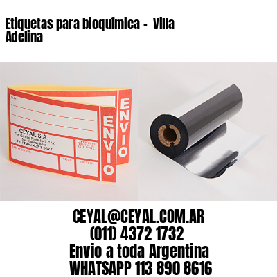 Etiquetas para bioquímica –  Villa Adelina