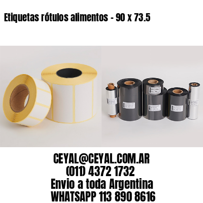 Etiquetas rótulos alimentos – 90 x 73.5