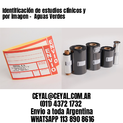 Identificación de estudios clínicos y por imagen –  Aguas Verdes