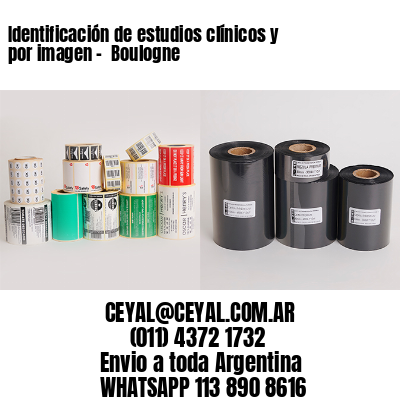 Identificación de estudios clínicos y por imagen –  Boulogne
