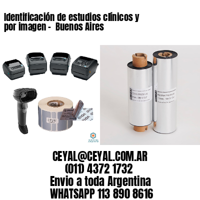 Identificación de estudios clínicos y por imagen –  Buenos Aires
