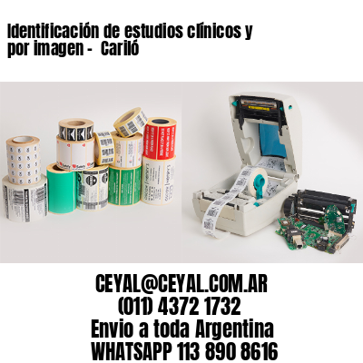 Identificación de estudios clínicos y por imagen –  Cariló