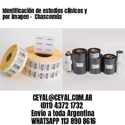 Identificación de estudios clínicos y por imagen –  Chascomús
