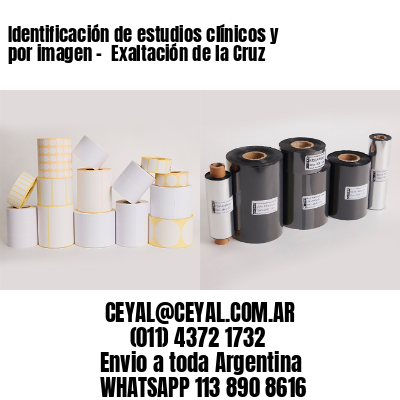 Identificación de estudios clínicos y por imagen –  Exaltación de la Cruz