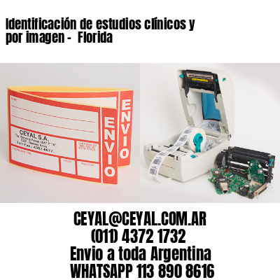 Identificación de estudios clínicos y por imagen –  Florida