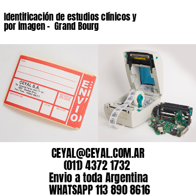 Identificación de estudios clínicos y por imagen –  Grand Bourg