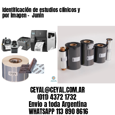 Identificación de estudios clínicos y por imagen –  Junín
