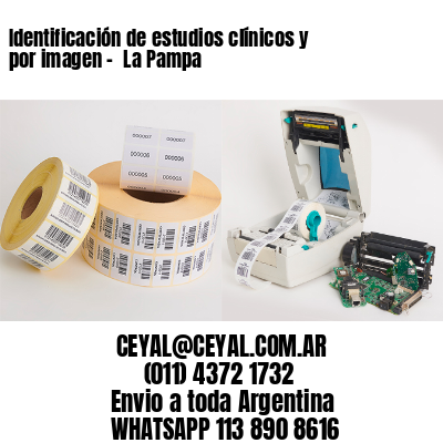 Identificación de estudios clínicos y por imagen –  La Pampa