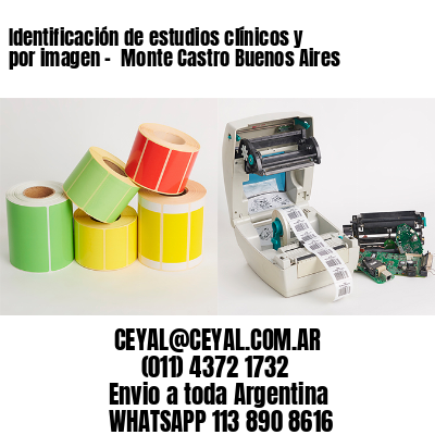 Identificación de estudios clínicos y por imagen –  Monte Castro Buenos Aires