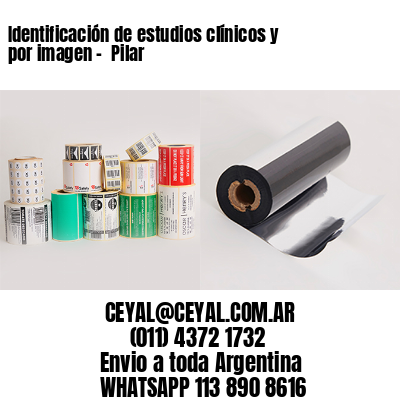 Identificación de estudios clínicos y por imagen –  Pilar