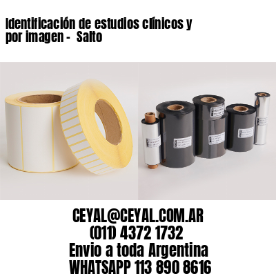Identificación de estudios clínicos y por imagen –  Salto