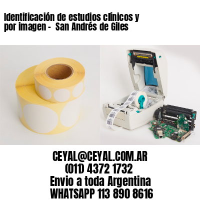 Identificación de estudios clínicos y por imagen –  San Andrés de Giles