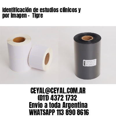 Identificación de estudios clínicos y por imagen –  Tigre