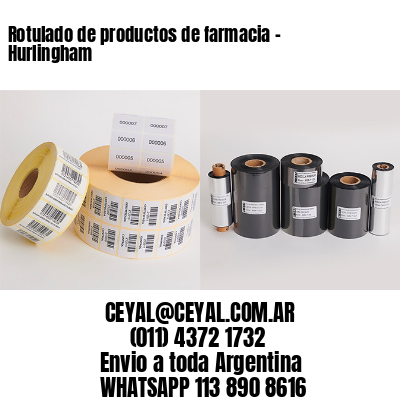 Rotulado de productos de farmacia –  Hurlingham