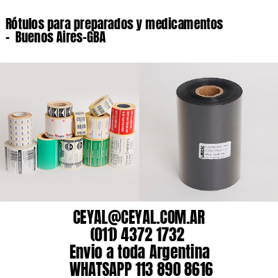 Rótulos para preparados y medicamentos –  Buenos Aires-GBA