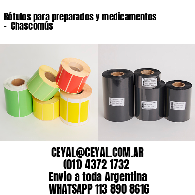 Rótulos para preparados y medicamentos –  Chascomús