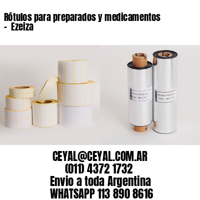 Rótulos para preparados y medicamentos –  Ezeiza