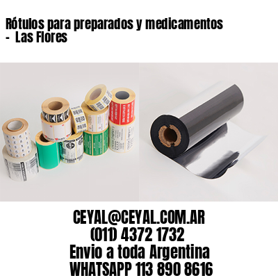 Rótulos para preparados y medicamentos –  Las Flores