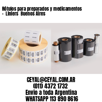 Rótulos para preparados y medicamentos –  Liniers  Buenos Aires