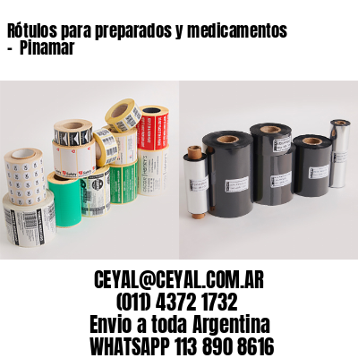 Rótulos para preparados y medicamentos –  Pinamar