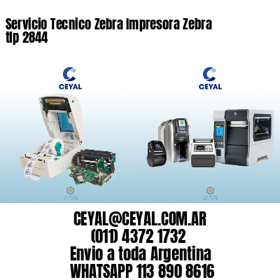 Servicio Tecnico Zebra Impresora Zebra tlp 2844